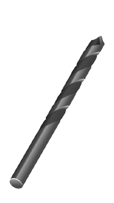 Stahlbohrer DIN 338 N HSS-R Rollgewalzter Spiralbohrer für normale Anwendungen